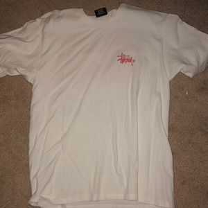 White stussy t shirt